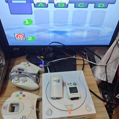 世嘉SEGA DREAMCAST 遊戲機220v VMU GDEMU 已安裝Sega Genesis Mega Drive模擬器