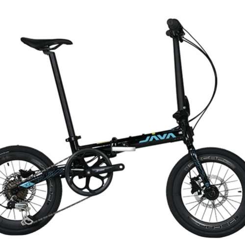 2025 新款 JAVA X2 9速 油剎 16吋349鋁合金折叠車 送水架前後蛙燈叮叮