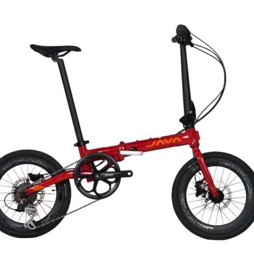 2025 新款 JAVA X2 9速 油剎 16吋349鋁合金折叠車 送水架前後蛙燈叮叮