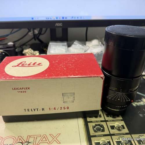 95% New Leica Telyt-R 250mm f/4 R Lens with box $2680. Only