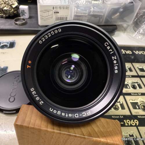Over 95% New Contax 35mm f/2.8 PC-Distagon with full box set *RARE* $8800. Only