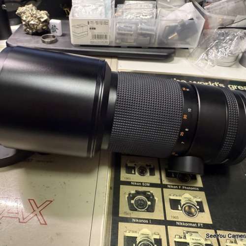 Over 95% New Contax 300mm f/4 MMG Lens with box $3880. Only