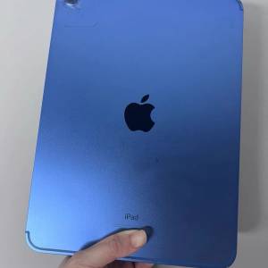 iPad 10 256G 插咭版 ，贈送玻璃鋼化貼及保護套