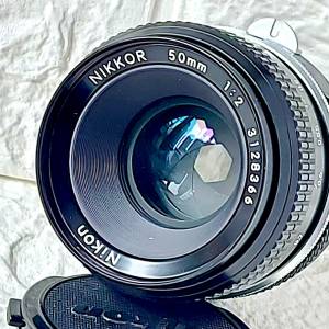 Nikon Nikkor - 50mm f/2*極新淨