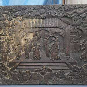 古董掛牆木雕Antique Decorative Carved Panel