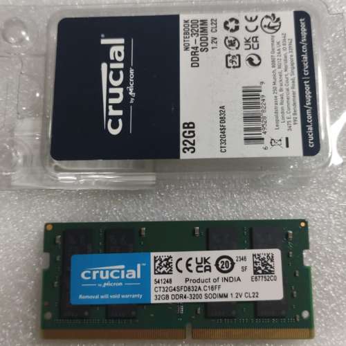 Crucial DDR4 3200 Notebook Ram 32GB