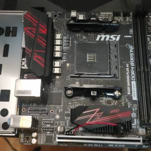 ITX MSI B450I GAMING PLUS AC  主版 ((正版Window10Pro)) Socket AM4