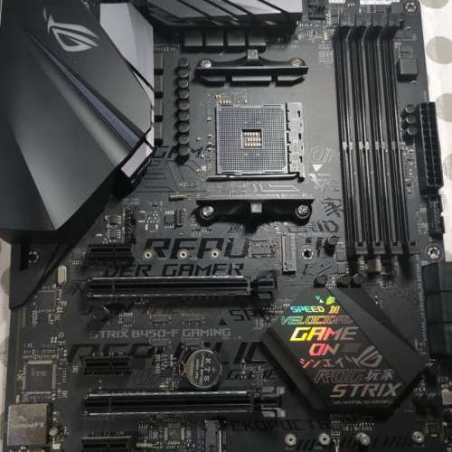 ASUS ROG STRIX B450-F GAMING  ATX主版 ((正版Window10Home)) Socket AM4