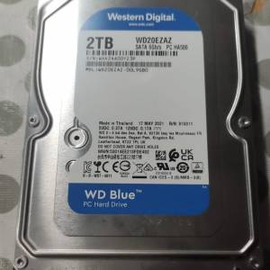 WD 2TB 3.5吋硬碟