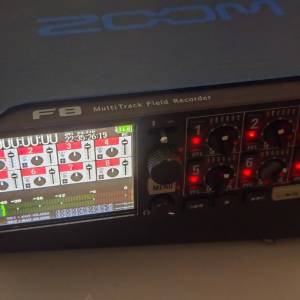 少用 Zoom F8 多軌錄音機 audio mixer 現場收音