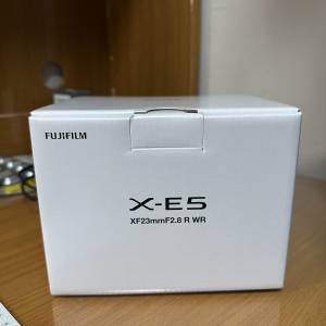 全新行貨富士Fujifilm X-E5 XE5 銀色 with XF 23mm F2.8 R WR 鏡頭 kit set