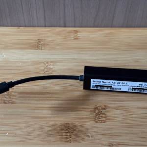 AS-U2.5G2, USB3.2 Gen 1 Type-C to 2.5GBASE-T Adapter