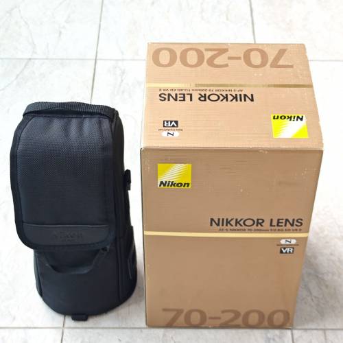 AF-S NIKKOR LENS 70-200 mm f/2.8G ED VR II