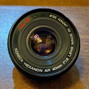 Konica Hexanon AR 40mm f1.8