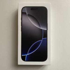 全新未開封未激活 iPhone 16 pro 1tb black eSim+實體sim  英/澳/日/歐版 一年蘋果...