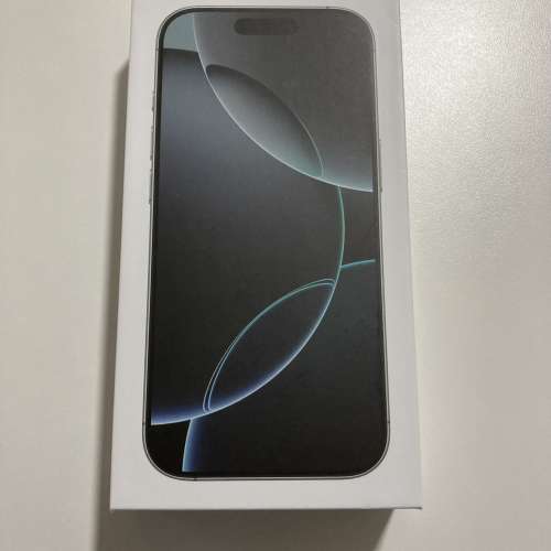 全新未開封未激活白色 iPhone 16 pro max 512gb eSim+實體sim  英/澳/日/歐版 一年...