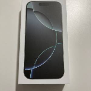全新未開封未激活白色 iPhone 16 pro max 512gb eSim+實體sim  英/澳/日/歐版 一年...