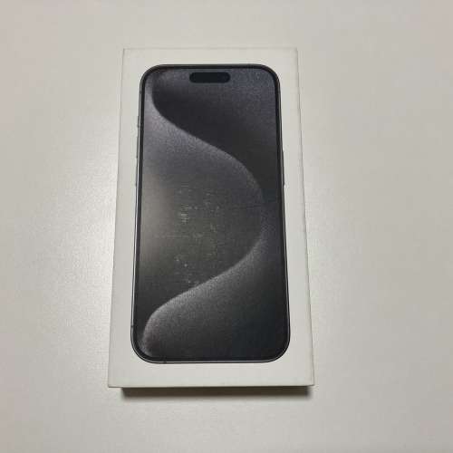 全新未開封未激活 iPhone 15 pro max 512gb 白色 eSim+實體sim   一年蘋果保養 wha...