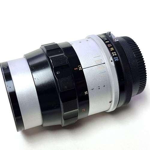 Nippon Kogaku Japan Micro-Nikkor Auto 55mm f3.5 Lens Non-Ai (銀嘴)