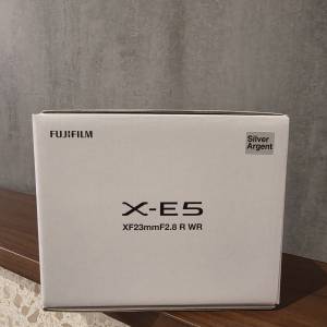 富士 Fujifilm X-E5 相機＆鏡頭XF23mmF2.8 R WR Kit Set