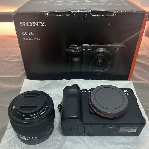 Sony α7C 相機連鏡頭SEL2860套裝 + 迷你補光燈
