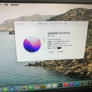 出售  MAC MINI 2014 i5 SSD160 HD