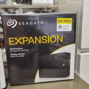 全新Seagate Expansion 26TB External Hard Drive HDD (STKP26000400) 外置硬碟har...