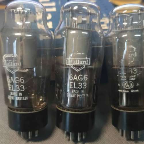 真空膽 EL33 mullard 貓乸KT61 全新 3支