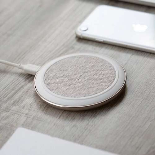 全新Momax - Q.PAD 5 快速無線充電器 - 白色【香港行貨】