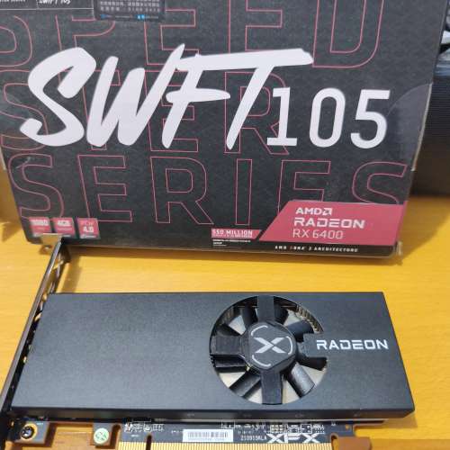 XFX Radeon RX 6400 4GB GDDR6 PCIe 4.0 Display Card
