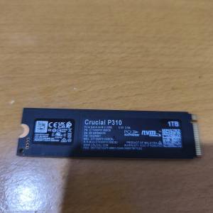 Crucial P310 1TB NVMe M.2 PCIe 4.0 card