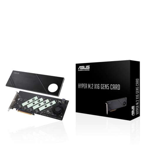 Asus Hyper M.2 X16 Gen5 Card.