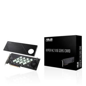 Asus Hyper M.2 X16 Gen5 Card.