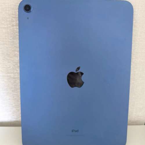 Apple iPad 10 256G 插咭版 ，贈送玻璃鋼化貼及保護套