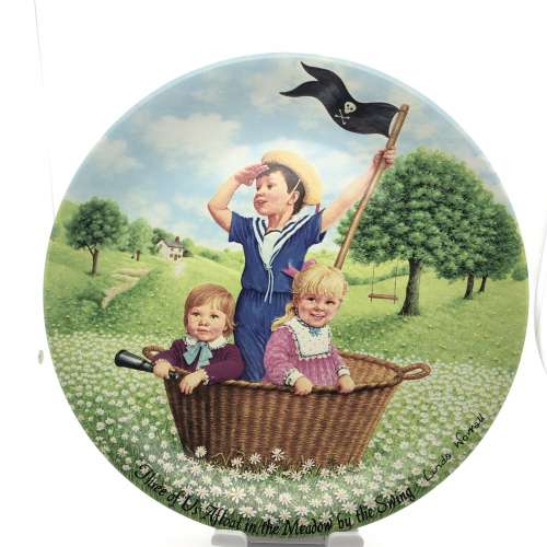 Davenport collectible “Pirate Story” Plate Linda Worrall 1986