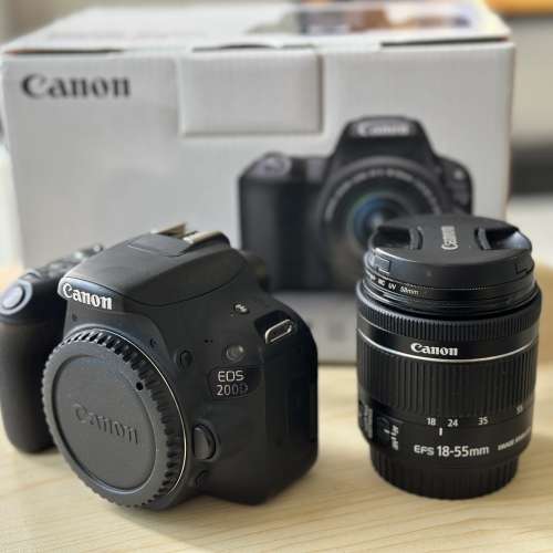 Canon 200D Kit set 18-55mm lenses