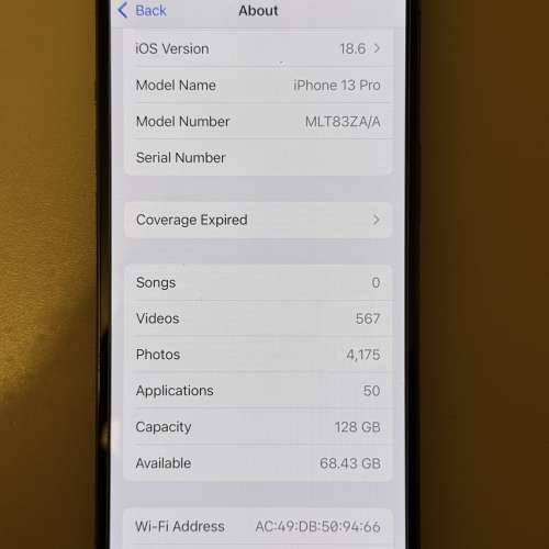 APPLE iPhone 13 Pro 128GB 天峰藍