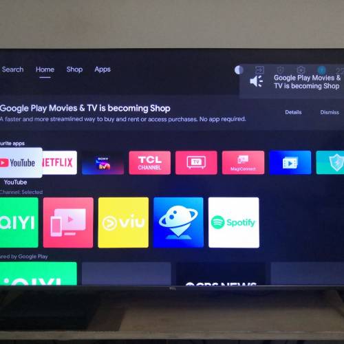 TCL 50C725 50吋QLED 4K電視(90%新100%全正常,靚仔小用)