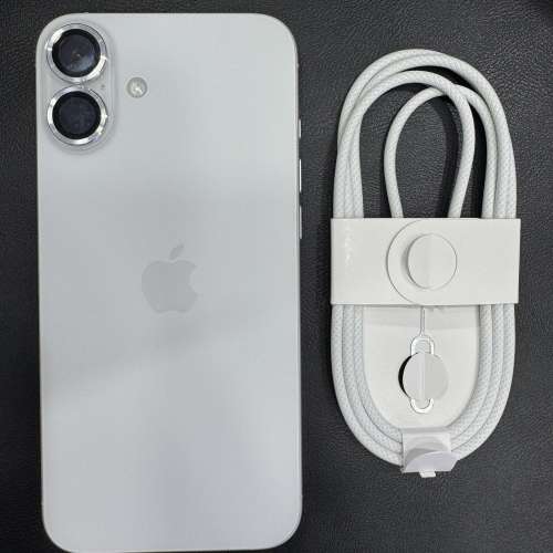 99%New iPhone 16 Plus 256GB 白色 香港行貨 蘋果保養到2025年9月 電池100% 有配件 ...