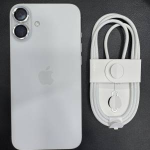 99%New iPhone 16 Plus 256GB 白色 香港行貨 蘋果保養到2025年9月 電池100% 有配件 ...