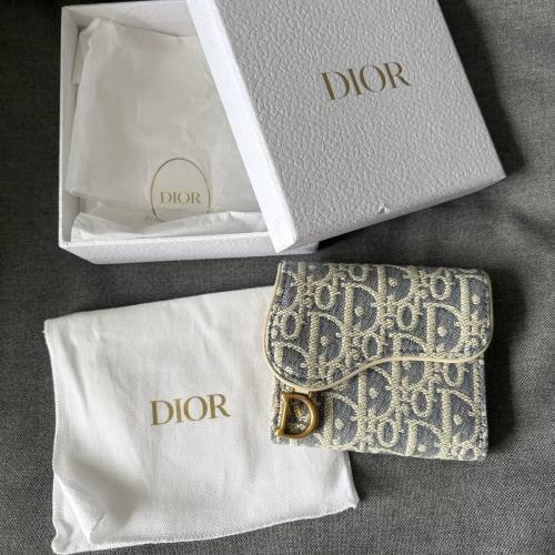 Dior 老花銀包