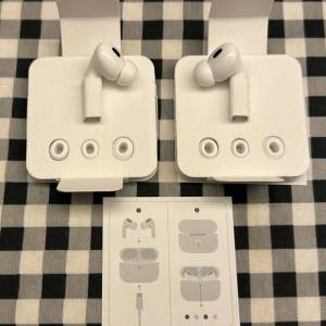 Apple AirPods Pro 2 L R 耳機 行貨 100%全新 Apple 2025年8月15日換全新 保證原廠...