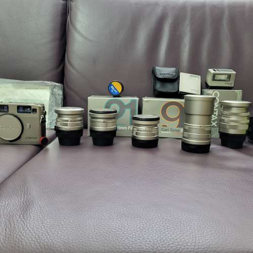 出售Contax G2 相機，五支G鏡包括G21 f2.8, G28 f2.8, G35 f2, G35-70 f3.5-5.6, G...