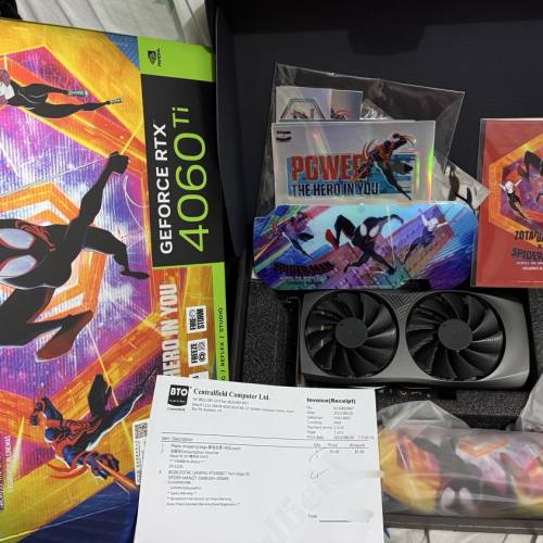 ZOTAC GAMING GeForce RTX 4060 Ti 8GB Twin Edge OC【蜘蛛人™：穿越新宇宙】聯名...