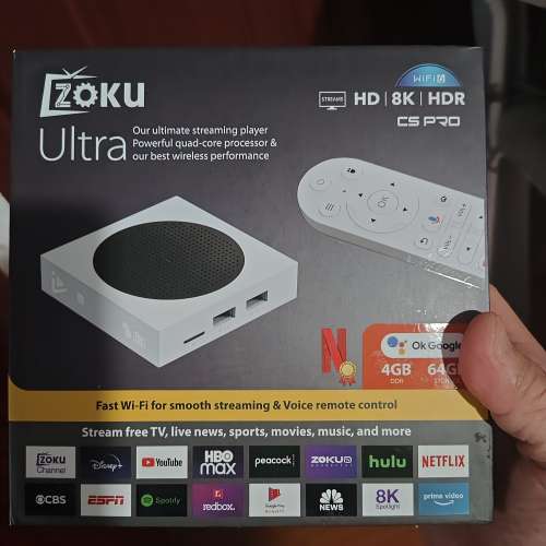 全新ZOKU 6+64電視盒子 TV box