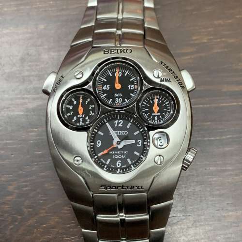 SEIKO Sportura Kinetic 人動電能手錶