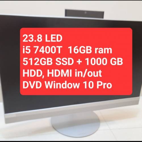 Lenovo IdeaCentre AIO 520-24IKL 一體機 電腦 Desktop PC GPU Radeon 530 2GB 新淨