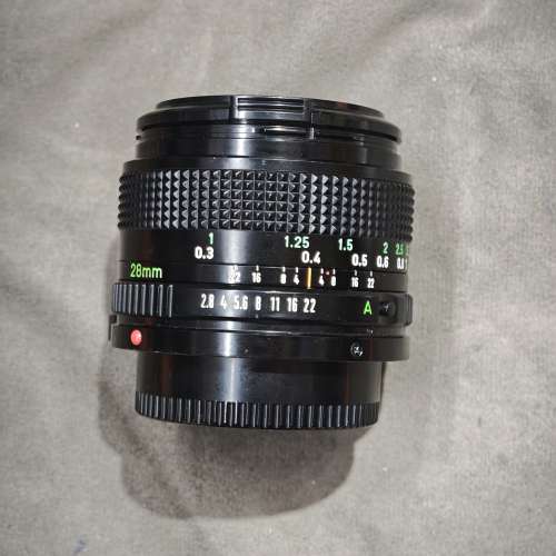 canon 28/2.8 FD 佳能 28mm 28 MF 手動鏡頭 鏡片通透冇花冇霉微塵 對焦環順暢 光圈...