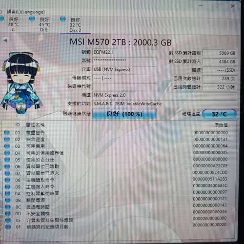 微星MSI SPATIUM M570 2TB PCIe 5.0 NVMe M.2 SSD 2t m2 ssd