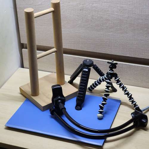 大埔only】4隻 小腳架 / 小夾架 / headphone 架 for 耳機架 手機夾 咪夾